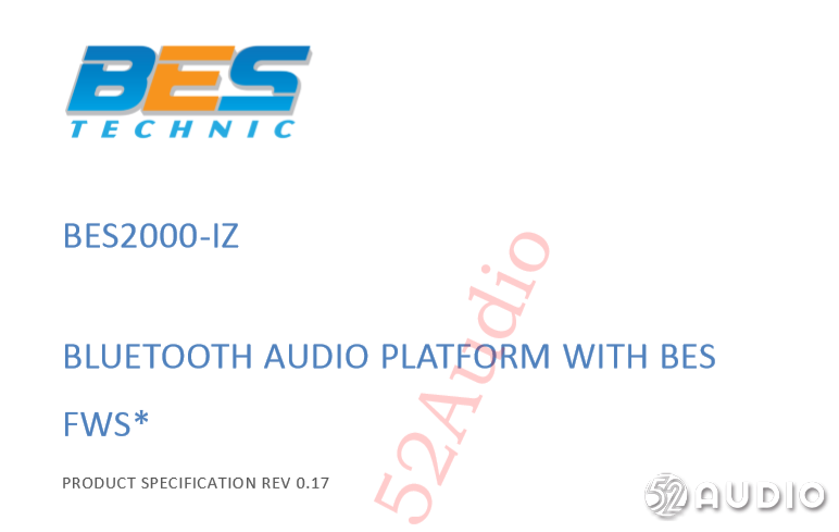 蓝牙4.2双模HiFi音频：BES恒玄FWS全无线耳机方案BES2000IZ-我爱音频网