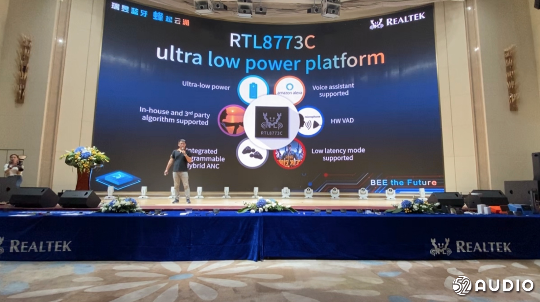 瑞昱发布最新真无线芯片RTL8773C，集成ANC主动降噪、延迟低至100ms以下-我爱音频网