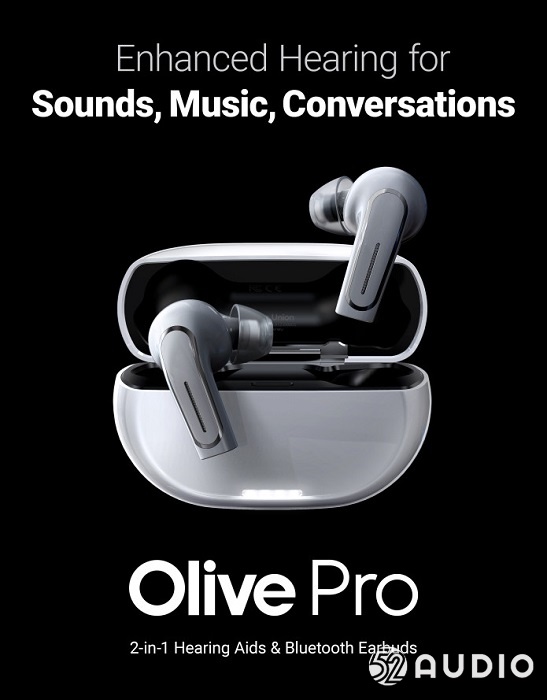 助听器功能在TWS耳机上应用，Olive Pro 众筹开启， 已在 FDA 注册-我爱音频网