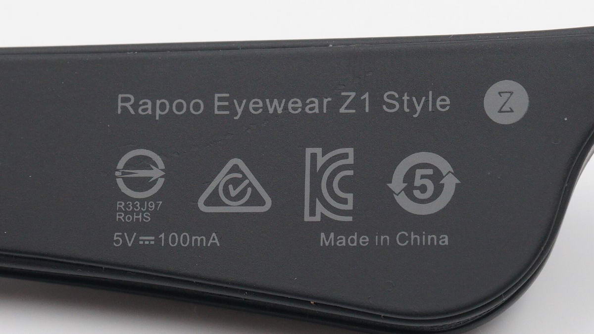 拆解报告：雷柏 Z1 Style 智能音频眼镜-我爱音频网