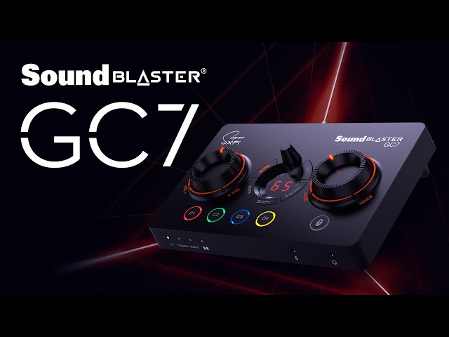 创新Sound Blaster GC7游戏声卡发布，支持Super X-Fi全息音响技术-我爱音频网