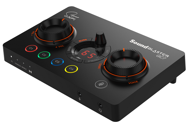 创新Sound Blaster GC7游戏声卡发布，支持Super X-Fi全息音响技术-我爱音频网