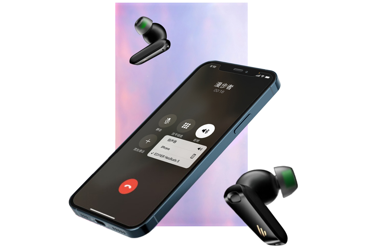 漫步者NeoBuds S真无线圈铁降噪耳机，搭载骁龙畅听技术平台，提供高清无线音频体验-我爱音频网