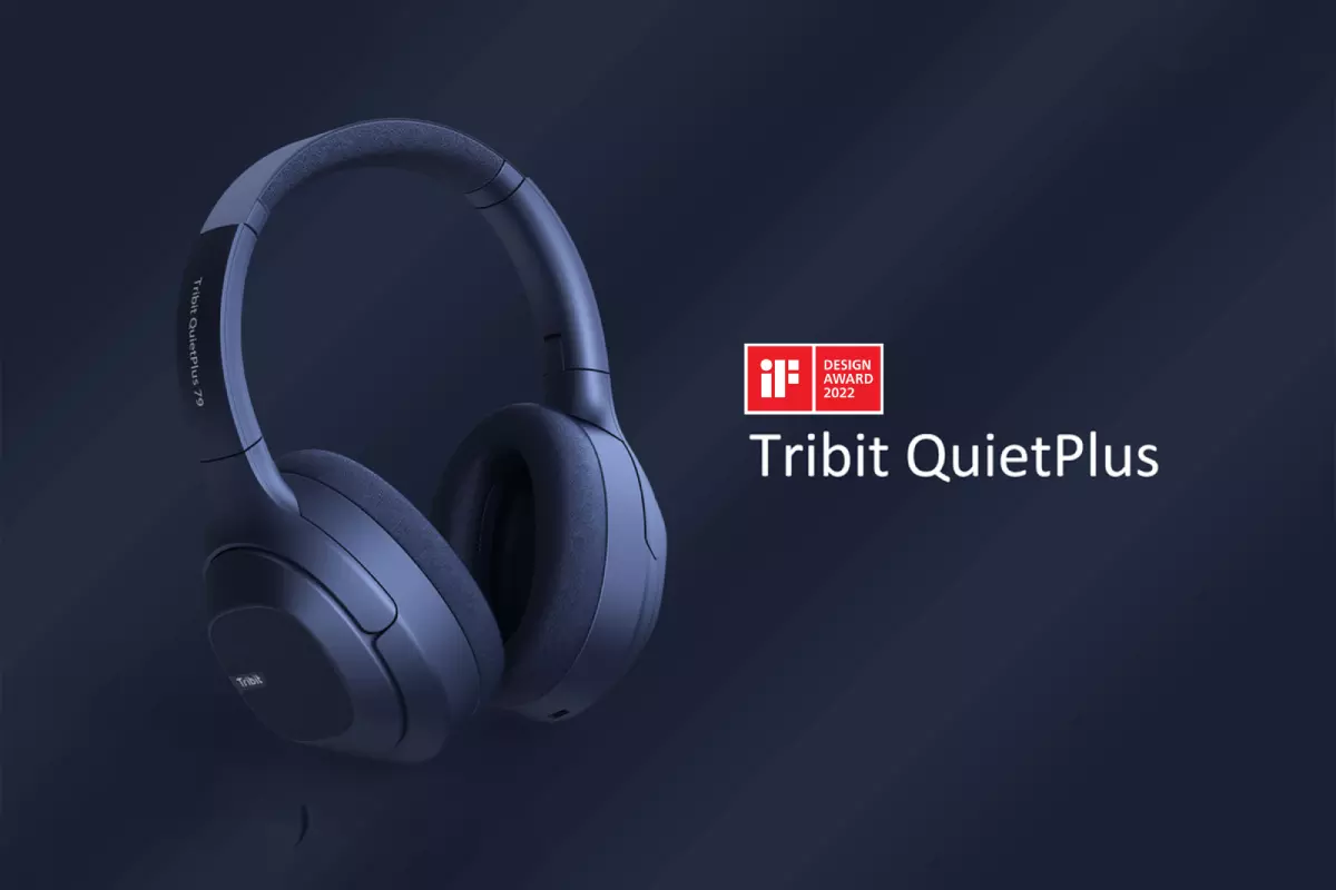 中国元素与现代耳机的结合，大良造物设计Tribit QuietPlus耳机获2022德国iF设计奖-我爱音频网