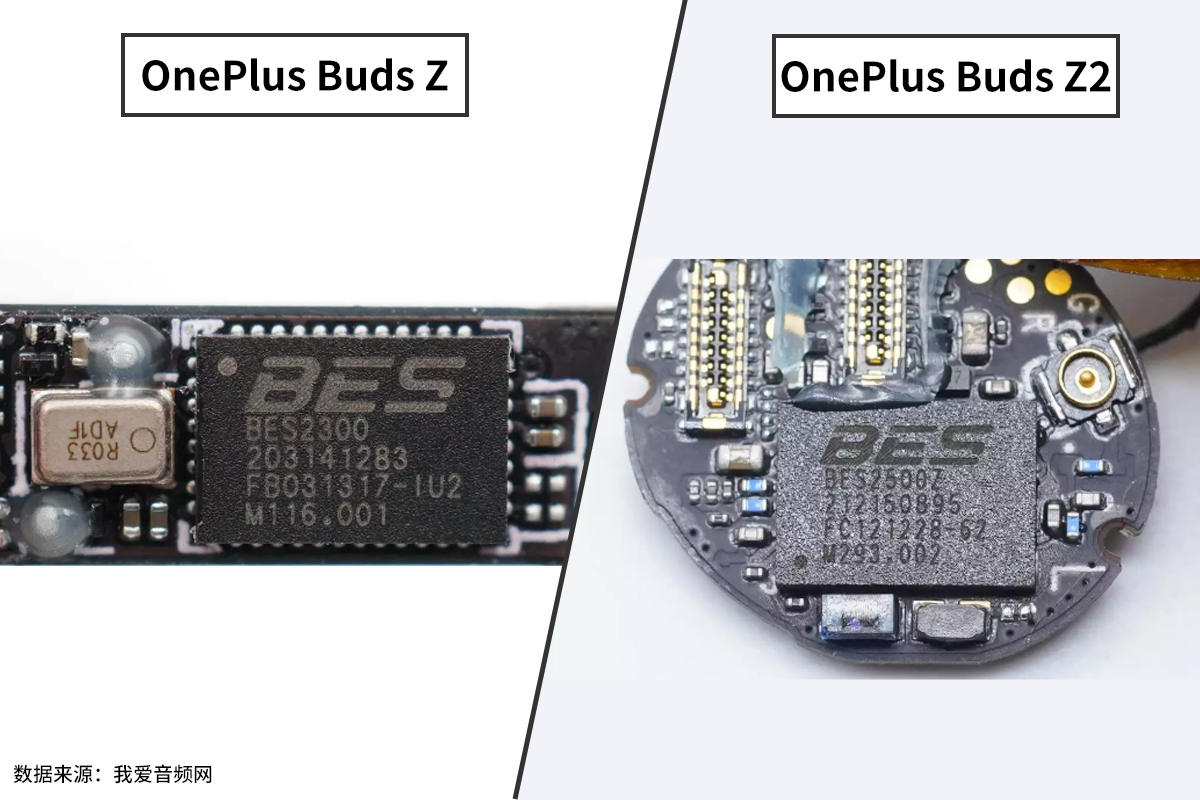 拆解对比：OnePlus Buds Z和OnePlus Buds Z2-我爱音频网